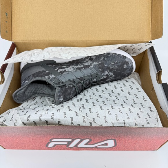 FILA Joltage Running Athletic Sneakers Shoes Grey Camo, Men's 7.5 , NEW With Box - Picture 10 of 10